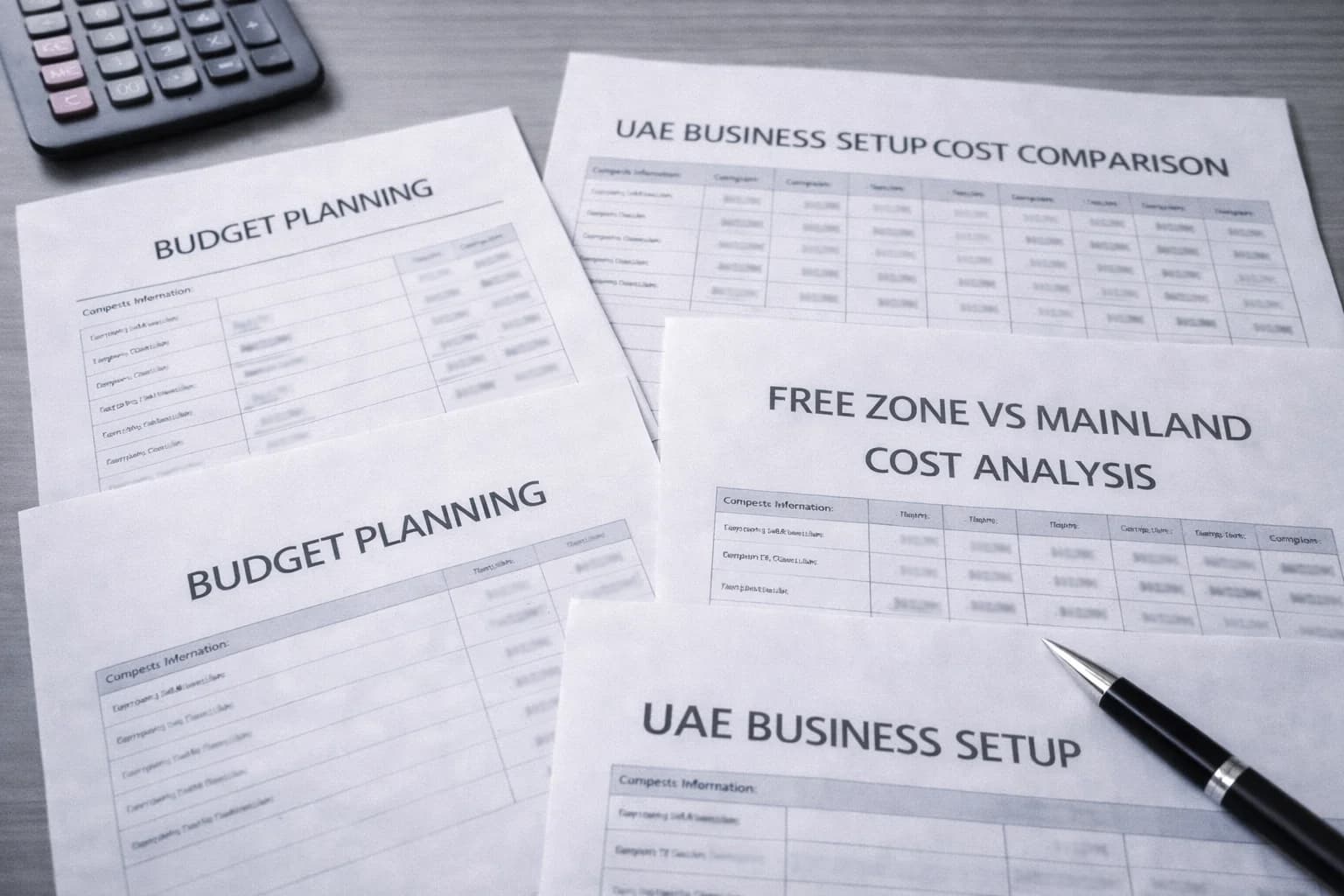 UAE Business Setup Cost Index 2026