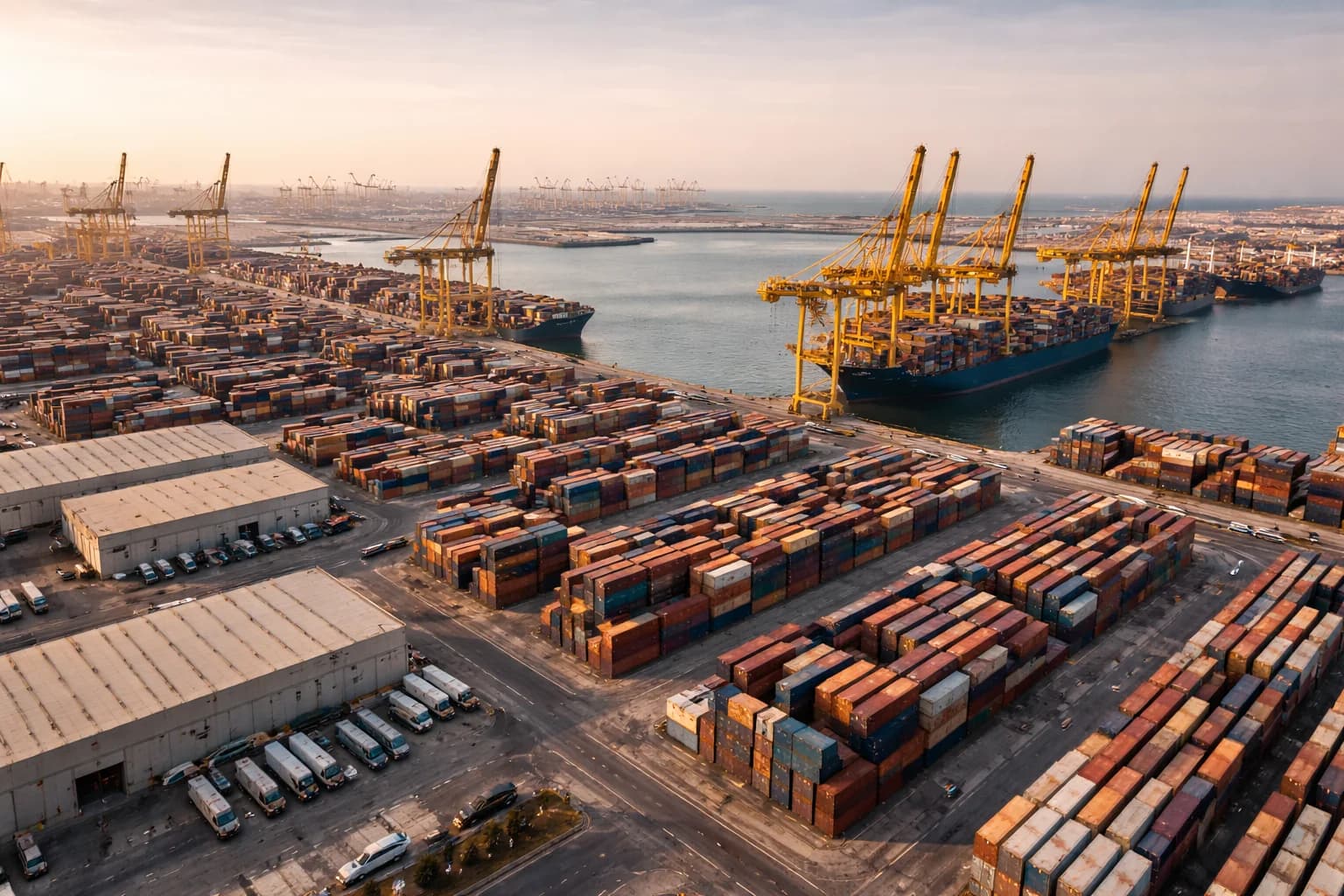 Jafza jebel ali port logistics infrastructure